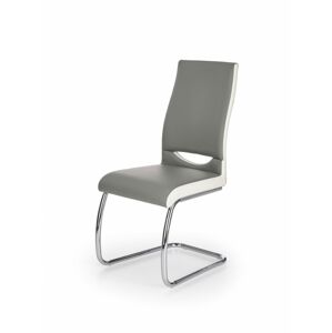 Halmar Jídelní židle K259, šedo-bílá