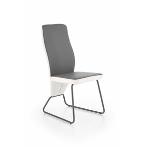 Halmar Jídelní židle K300, šedá/černá