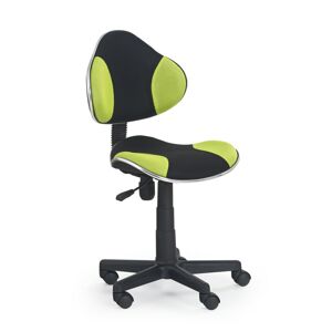 Halmar Dětská židle Flash, černá/zelená