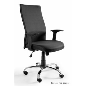 UNIQUE Kancelářská židle Black on Black, černá