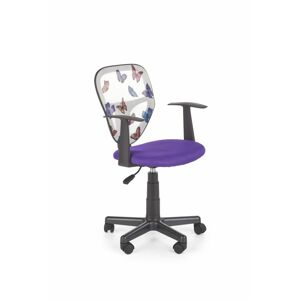 Halmar Dětská síťovaná židle Spiker, fialová