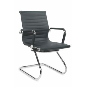 Halmar Konferenční židle Prestige Skid, černá