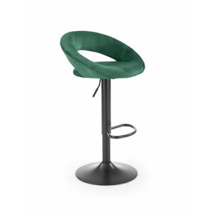 Halmar Barová židle H102, tmavě zelená