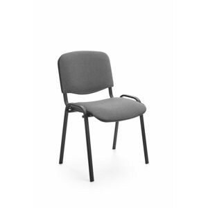 Halmar Konferenční židle Iso C73, černá/světle šedá