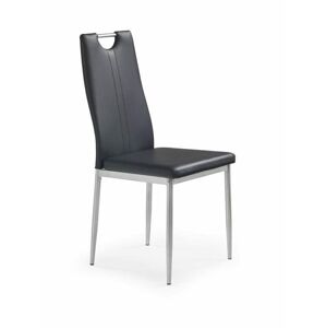 Halmar Jídelní židle K202, černá - ROZBALENO