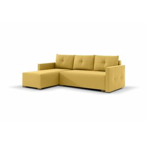 Furniture Sobczak Rohová sedací souprava Roco Pik - Žlutá - Levá