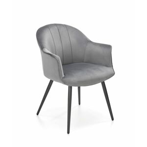 Halmar Jídelní židle K468, šedá