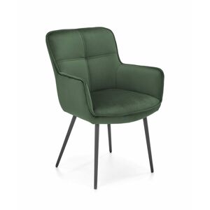 Halmar Jídelní židle K463, tmavě zelená