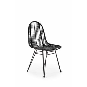 Halmar Ratanová židle K337, černá