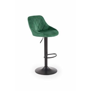 Halmar Barová židle H101 - tmavě zelená