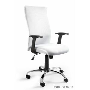 UNIQUE Kancelářská židle Black on Black - bílá