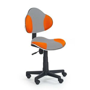 Halmar Dětská židle Flash 2, šedá/oranžová