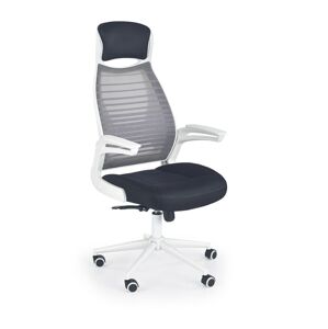 Halmar Kancelářská židle FRANKLIN, černá/šedá/bílá