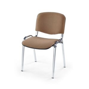 Halmar Konferenční židle Iso C4, chrom/béžové
