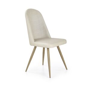 Halmar Jídelní židle K214, krémová/medový dub