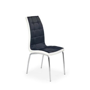 Halmar Jídelní židle K186 - Jídelní židle K186, černo-bílá