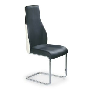 Halmar Jídelní židle K141, černo-bílá