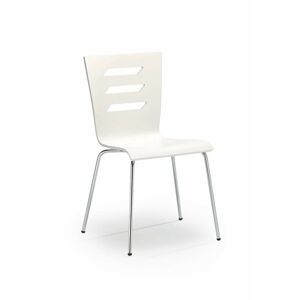 Halmar Stohovatelná jídelní židle K155, bílá